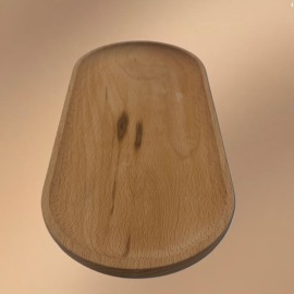 Large Oval Wooden Tray