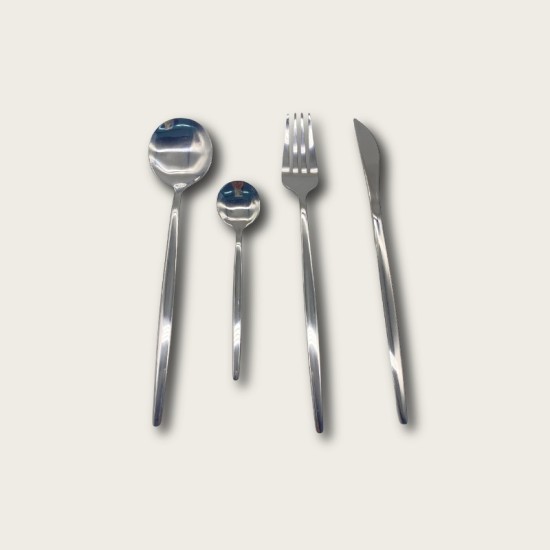 Silver Stainless Steel Tableware For Western Cuisine