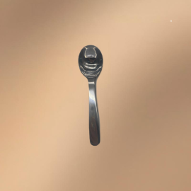 Silver Stainless Steel Long-Handled Multi-Purpose Spatula