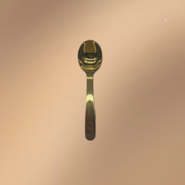 Golden Stainless Steel Long-Handled Multi-Purpose Spatula