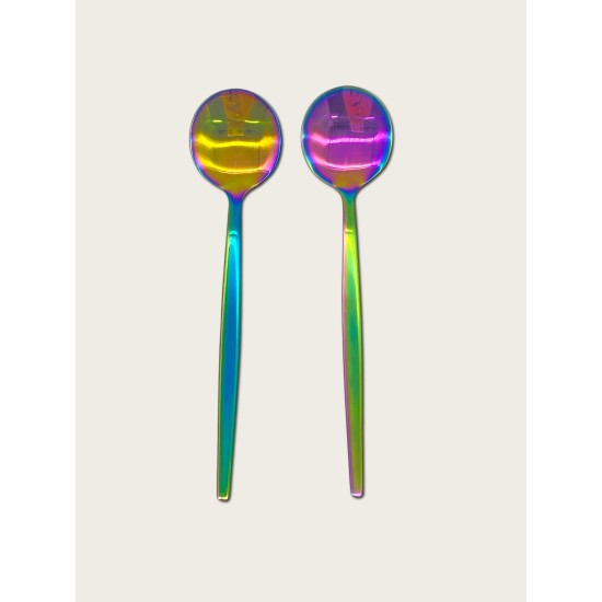 Colorful Stainless Steel 16-piece Western Dining Set