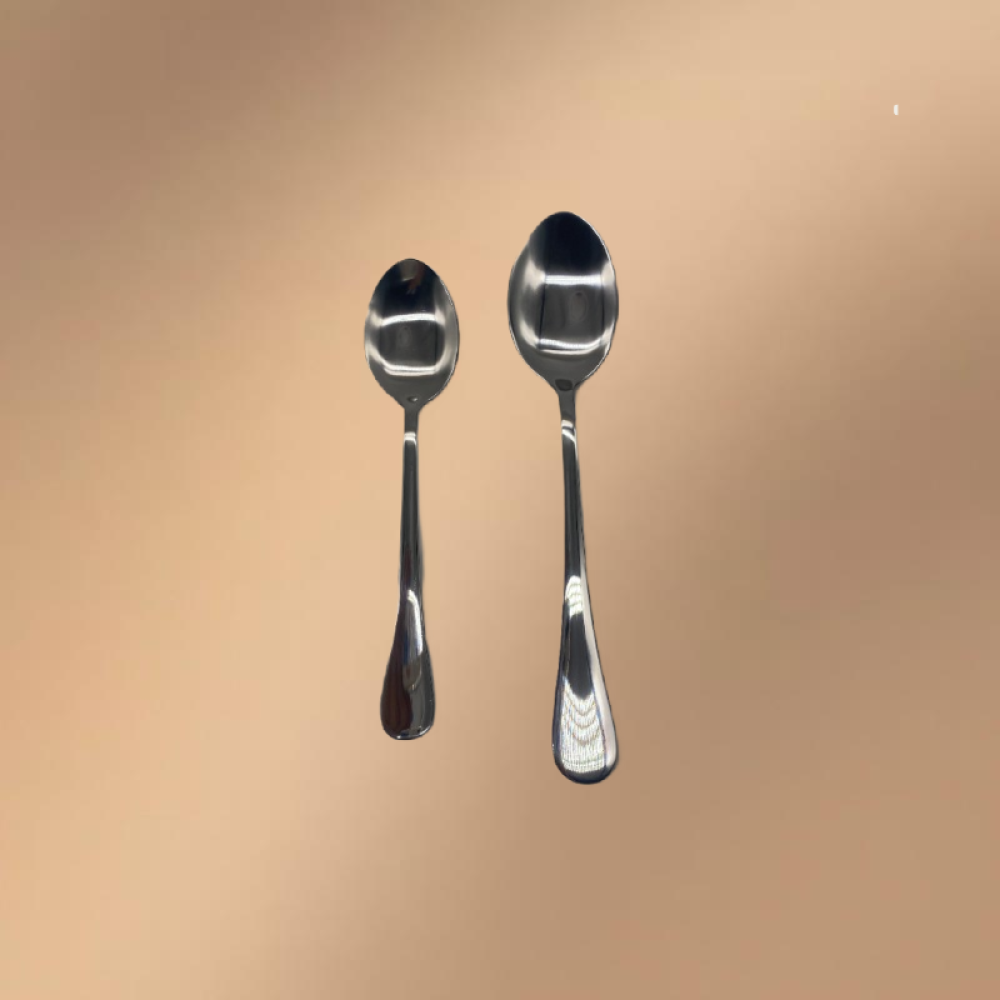 Silver Stainless Steel 24-Piece Western Dining Set