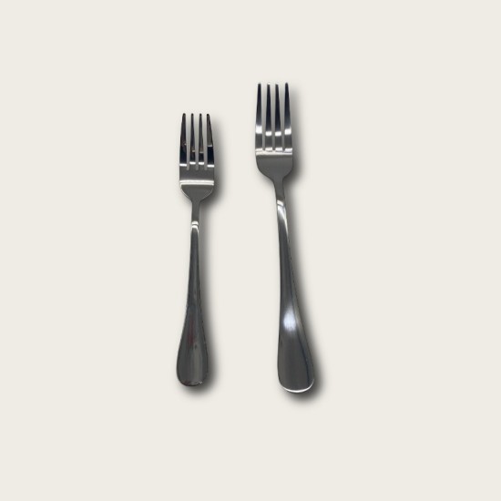 Silver Stainless Steel 24-Piece Western Dining Set