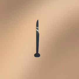 Stainless Steel Dessert Knife (With Logo Printing Capability)