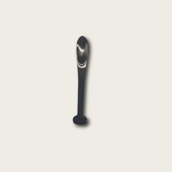 Black Stainless Steel Dessert Fork (With Logo Printing Capability)