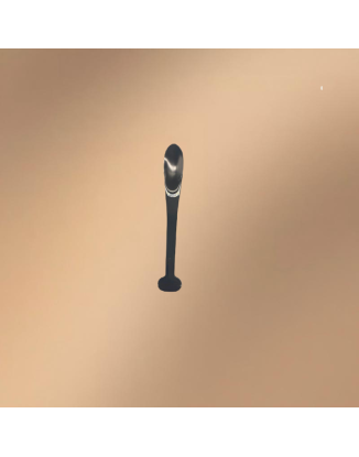 Black Stainless Steel Dessert Spoon (With Logo Printing Capability)