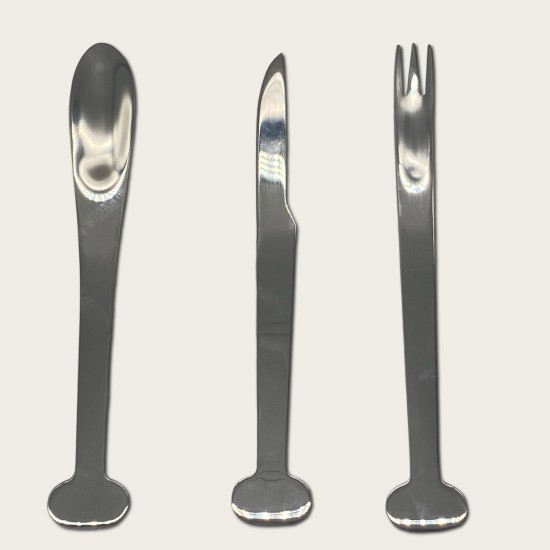Black Stainless Steel Dessert Spoon (With Logo Printing Capability)