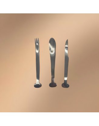 Black Stainless Steel Dessert Spoon (With Logo Printing Capability)