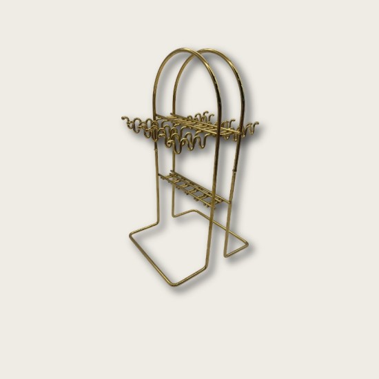 Gold Stainless Steel 24-Piece Tree-Pattern Handle Tableware Set