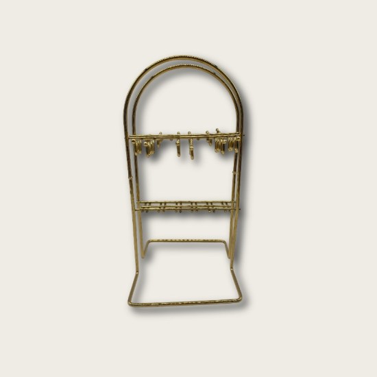 Gold Stainless Steel 24-Piece Tree-Pattern Handle Tableware Set