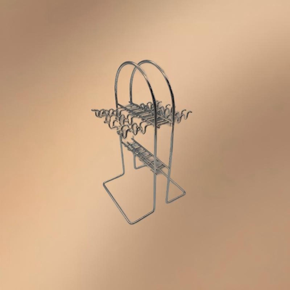 Silver Stainless Steel 24-Piece Tree-Pattern Handle Fine Dining Tableware