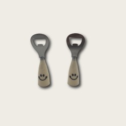 Stainless Steel Smiling Face Beer Bottle Opener