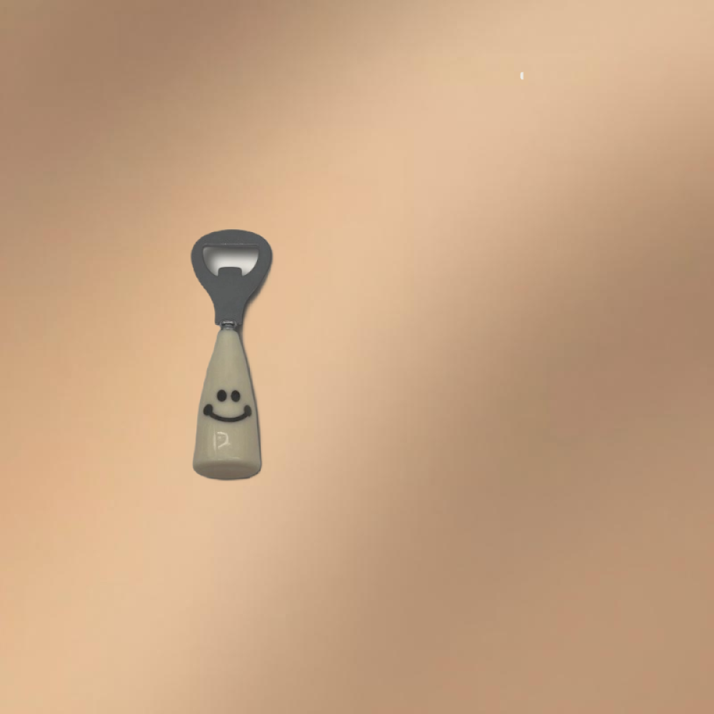 Stainless Steel Smiling Face Beer Bottle Opener