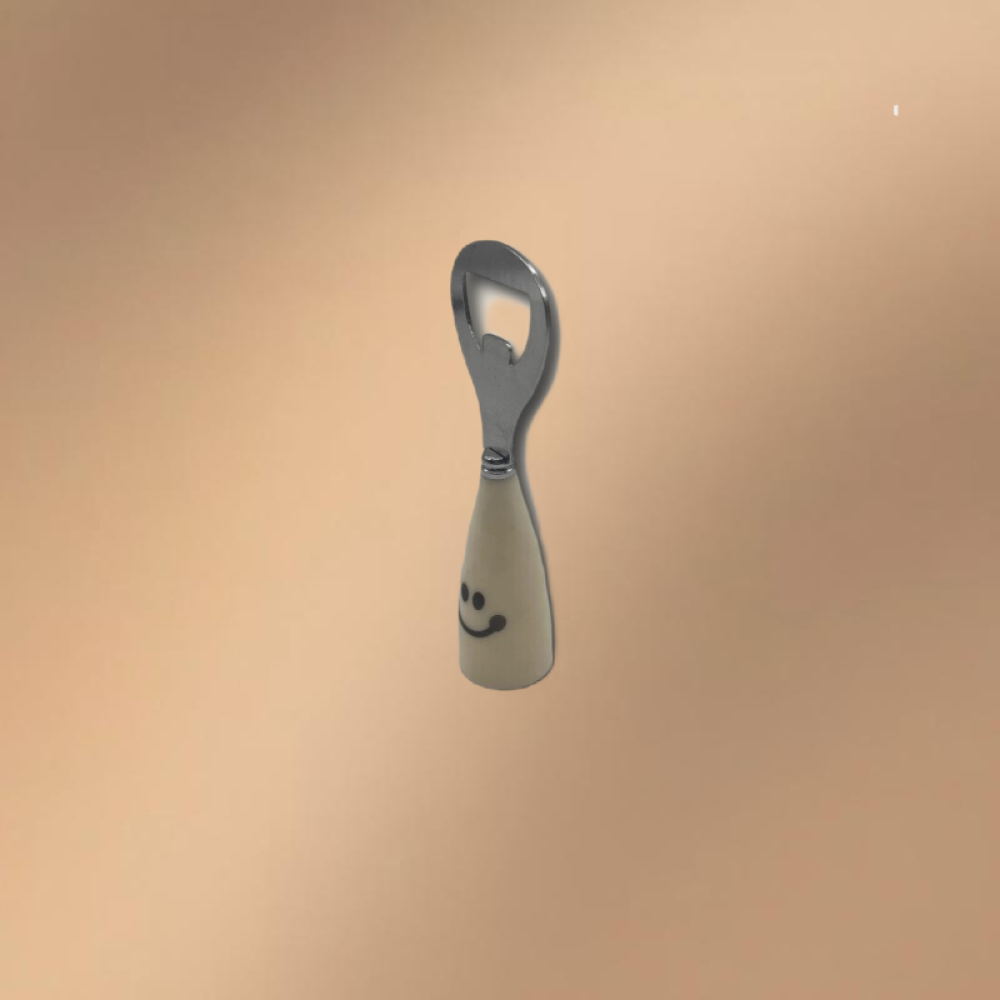 Stainless Steel Smiling Face Beer Bottle Opener