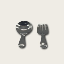 Stainless Steel Short-Handled Fork